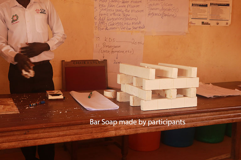 Photo of MTAC donates Bar soap making kits to participants of Job creation